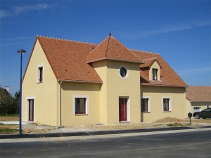 Maison avec tourelle 4 pans - Glot Couverture