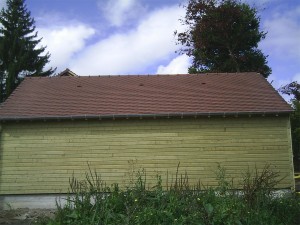 Maison ossature bois tuiles plates - Glot Couverture